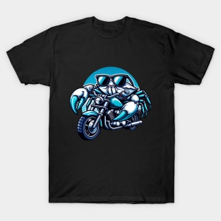 Cancer: Crab on the Motorbike T-Shirt